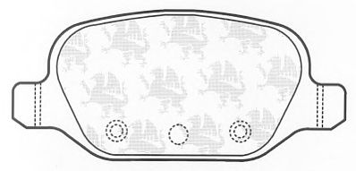 Тормозные колодки QH International BP1221