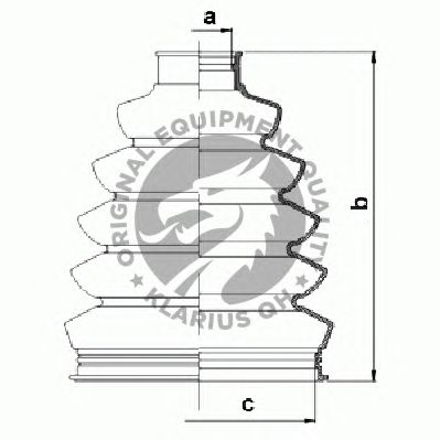 Комплект пыльника ШРУСа QH International QJB1159