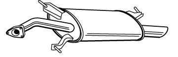 Глушитель WALKER 22562