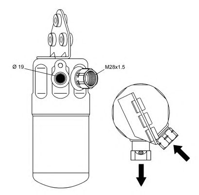 Осушитель кондиционера NRF 33236