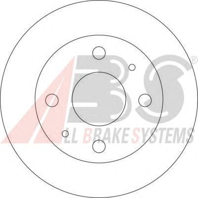 Тормозной диск A.B.S. 17075