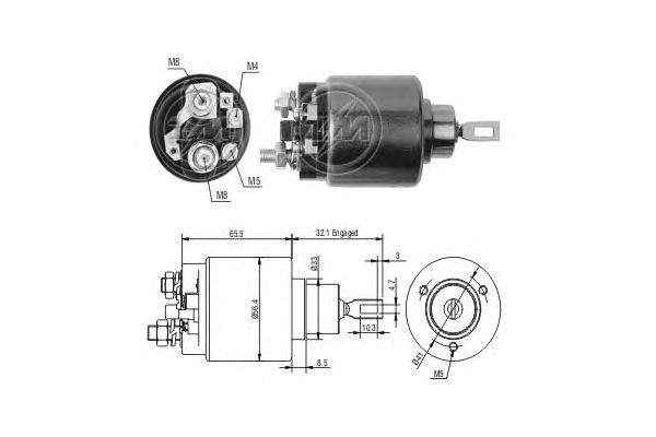 Втягивающее реле ERA ZM571