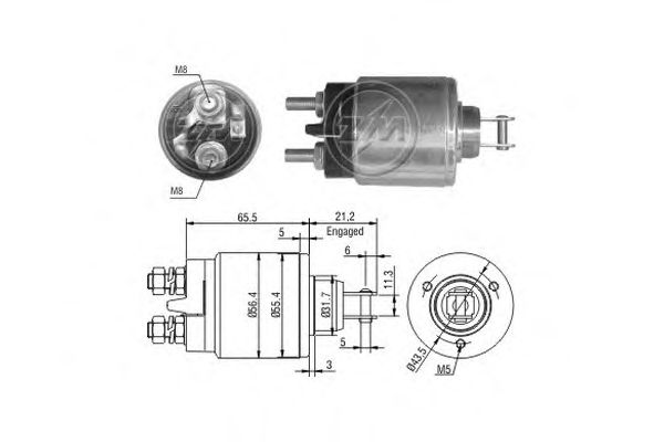 Втягивающее реле ERA ZM579