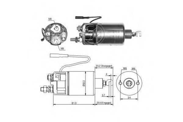 Втягивающее реле ERA ZM661