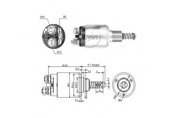 Втягивающее реле ERA ZM734