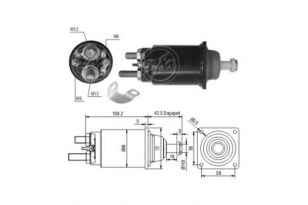 Втягивающее реле ERA ZM834