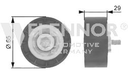 Направляющий / паразитный ролик поликлинового ремня FLENNOR FU21929