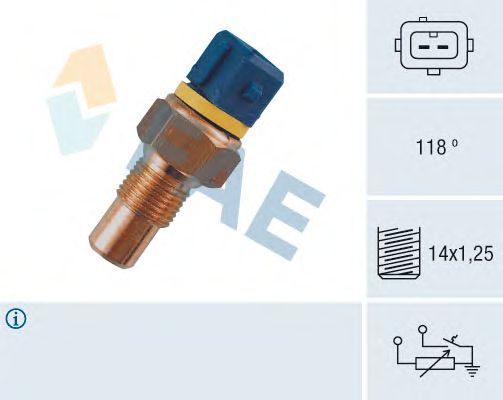 Датчик температуры охлаждающей жидкости FAE 34050