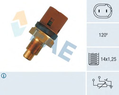 Датчик температуры охлаждающей жидкости FAE 34300