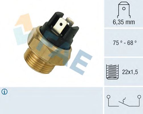 Датчик включения вентилятора FAE 37480