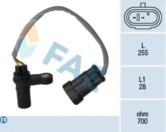 Датчик частоты вращения FAE 79191 (управление двигателем, АКПП)