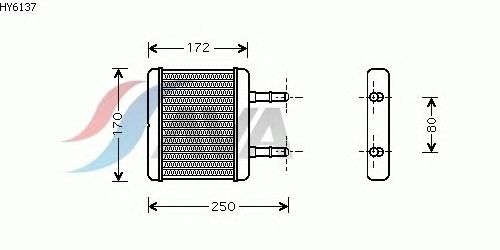Радіатор опалення AVA QUALITY COOLING HY6137