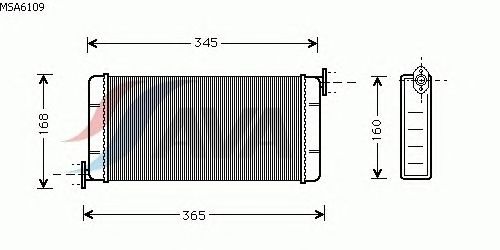 Радіатор опалення AVA QUALITY COOLING MSA6109