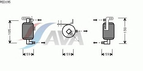 Осушувач кондиціонера AVA QUALITY COOLING PED195