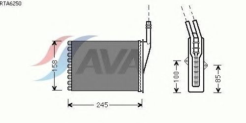 Радіатор опалення AVA QUALITY COOLING RTA6250