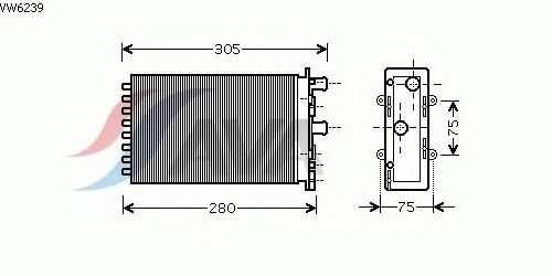 Радіатор опалення AVA QUALITY COOLING VW6239