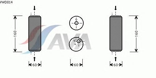 Осушитель кондиционера AVA QUALITY COOLING VWD014
