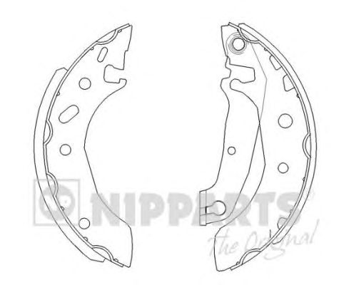 Тормозные колодки NIPPARTS J3503038
