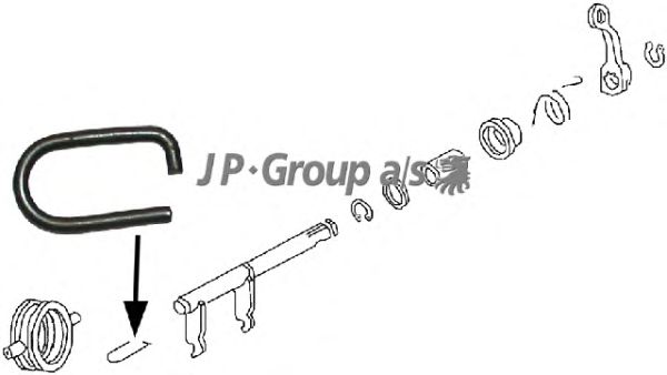 Вижимний підшипник JP GROUP 8131000606