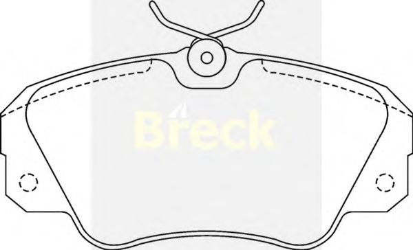 Тормозные колодки BRECK 21368 00 701 00