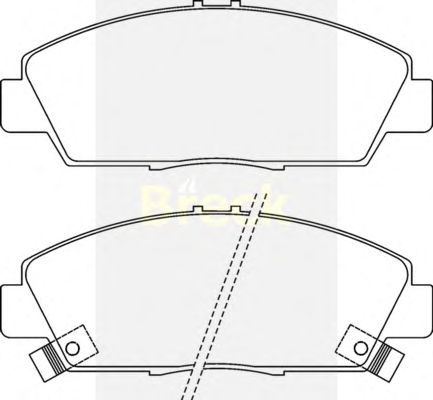 Тормозные колодки BRECK 21879 00 701 10