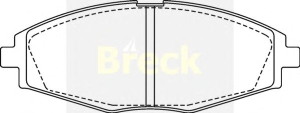 Тормозные колодки BRECK 23241 00 702 00