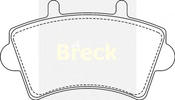 Тормозные колодки BRECK 23613 00 703 00