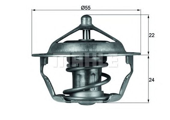 Термостат MAHLE ORIGINAL TX 101 83D