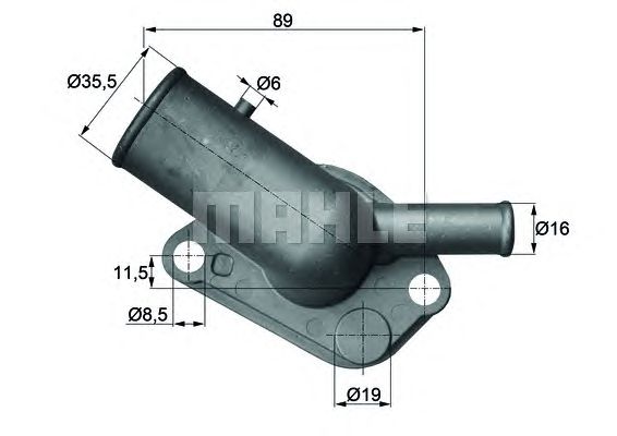 Термостат MAHLE ORIGINAL TI 64 87D