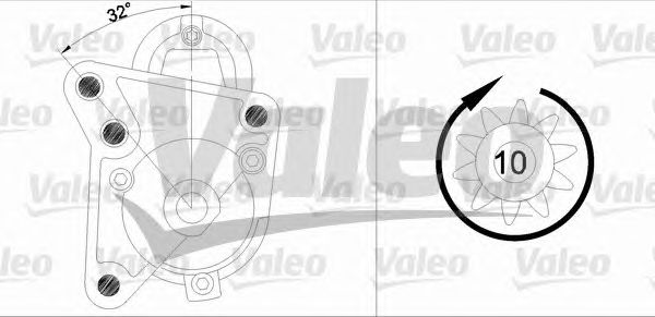 Стартер VALEO 455738