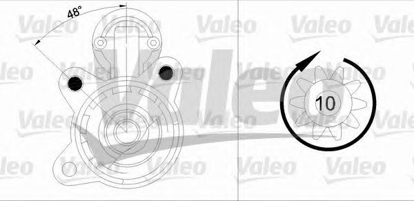 Стартер VALEO 458118