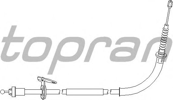 Трос ручника TOPRAN 501 723