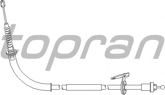 Трос ручника TOPRAN 501 724