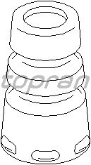Отбойник амортизатора TOPRAN 110 908