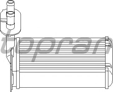 Радиатор отопителя TOPRAN 108 613