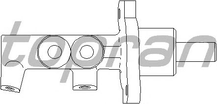 Главный тормозной цилиндр TOPRAN 500 893
