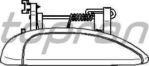 Ручка двери TOPRAN 700 559