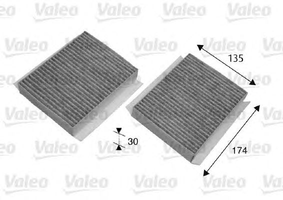 Фільтр салону VALEO 698747