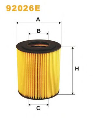 Масляний фільтр WIX FILTERS 92026E