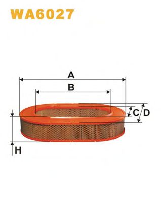 Воздушный фильтр WIX FILTERS WA6027