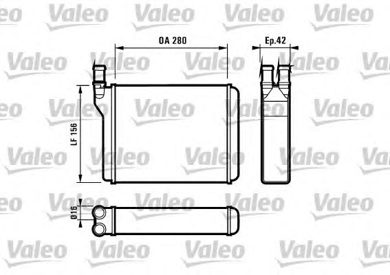 Радіатор опалення VALEO 812027