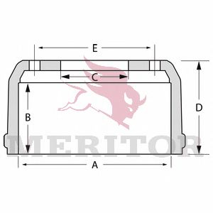 Тормозной барабан MERITOR MBD1034