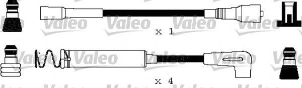 Комплект высоковольтных проводов VALEO 346136