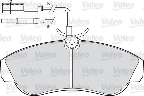 Тормозные колодки VALEO 598430