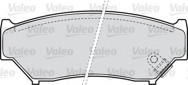 Тормозные колодки VALEO 598533