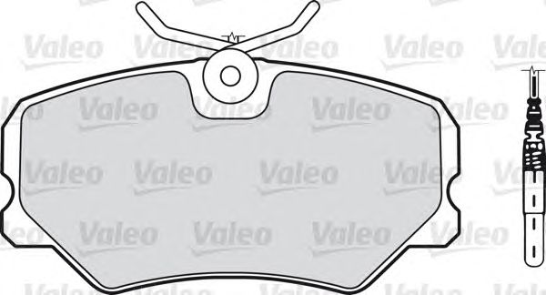 Тормозные колодки VALEO 598179