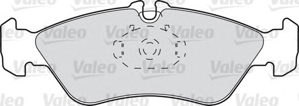 Тормозные колодки VALEO 598046
