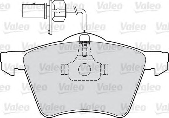 Тормозные колодки VALEO 598801