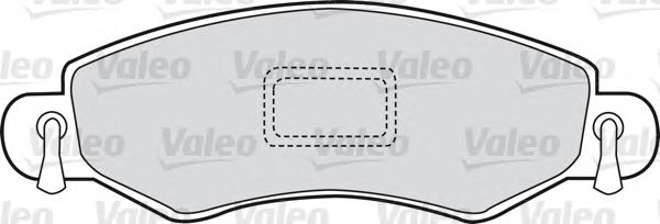 Тормозные колодки VALEO 598453