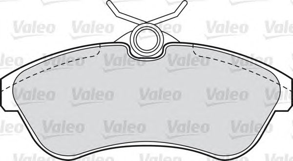 Тормозные колодки VALEO 598501